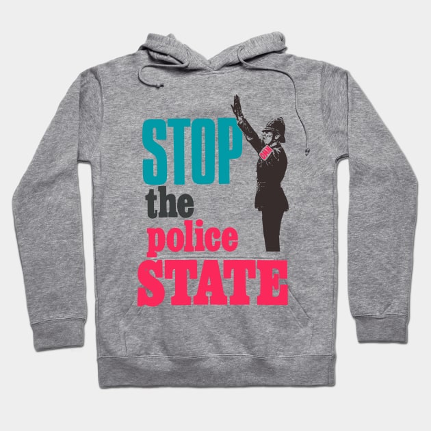 Unite Against the Police State: Take a Stand Hoodie by Boogosh